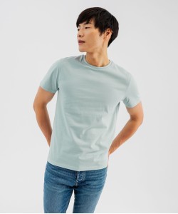Tee-shirt à manches courtes et col rond homme[MISSING]